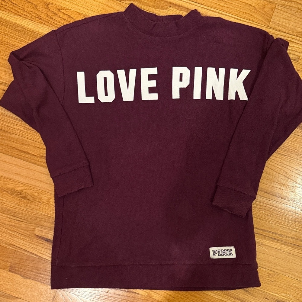 PINK Victoria's Secret Maroon Sweater